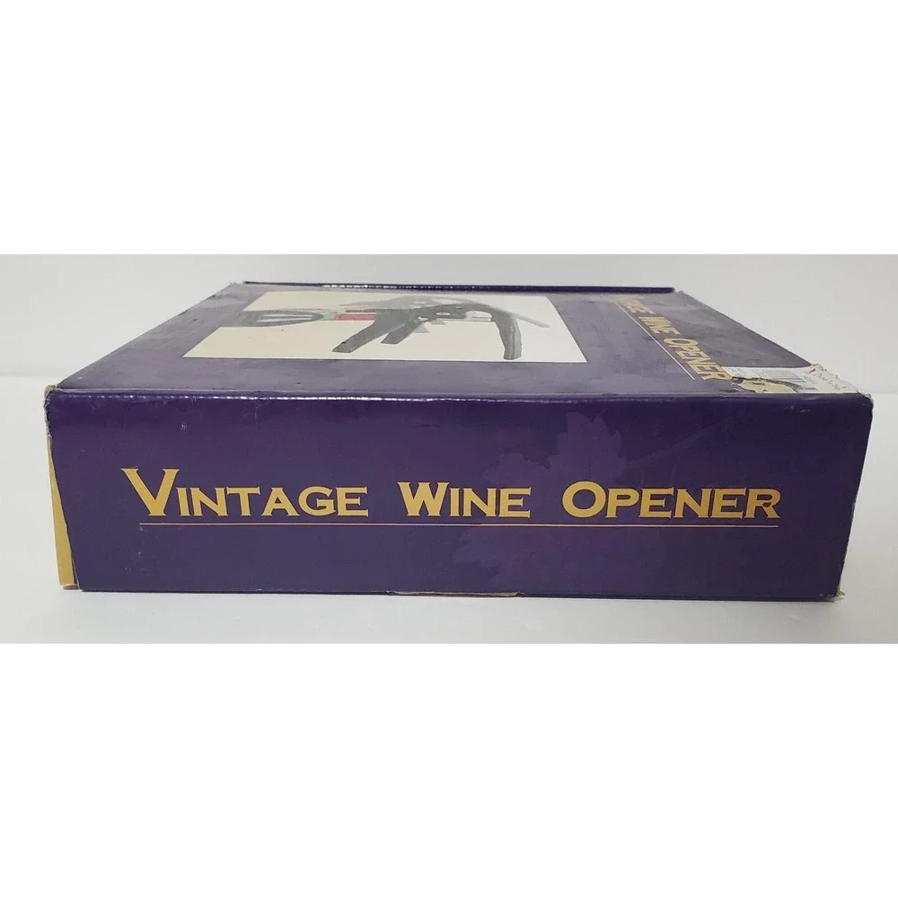 Nantucket Distributing Vintage Wine Opener Lever Corkscrew Set‎ with Foil Cutter
